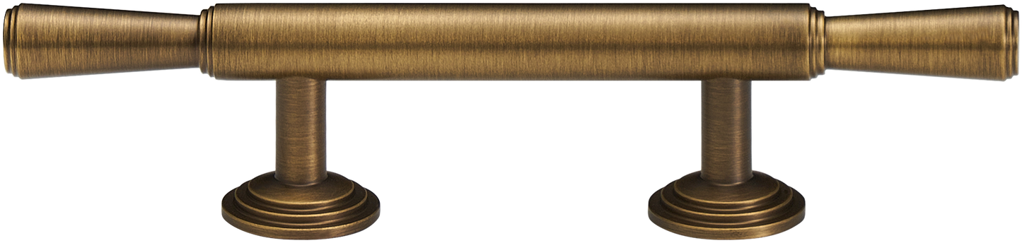 ASTORIA TAPERED CABINET PULL WITH ROSETTE ENDS