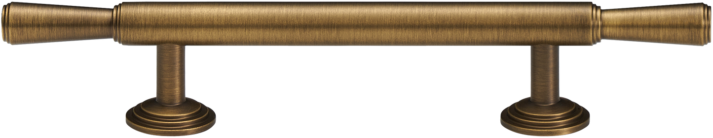 ASTORIA TAPERED CABINET PULL WITH ROSETTE ENDS