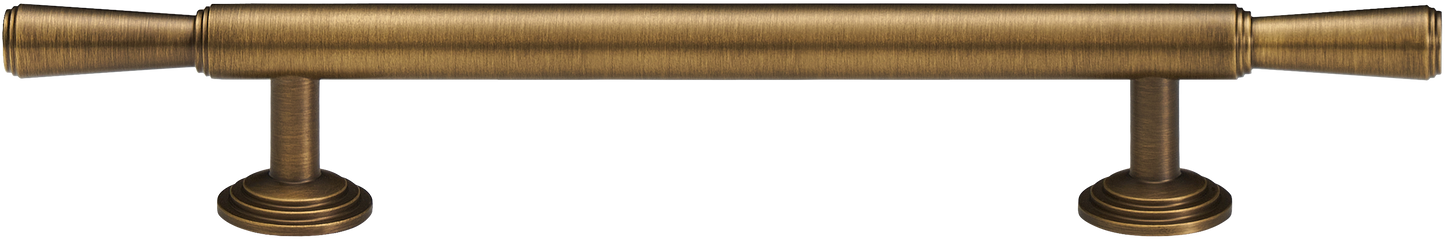 ASTORIA TAPERED CABINET PULL WITH ROSETTE ENDS