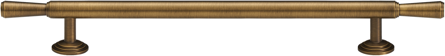 ASTORIA TAPERED CABINET PULL WITH ROSETTE ENDS