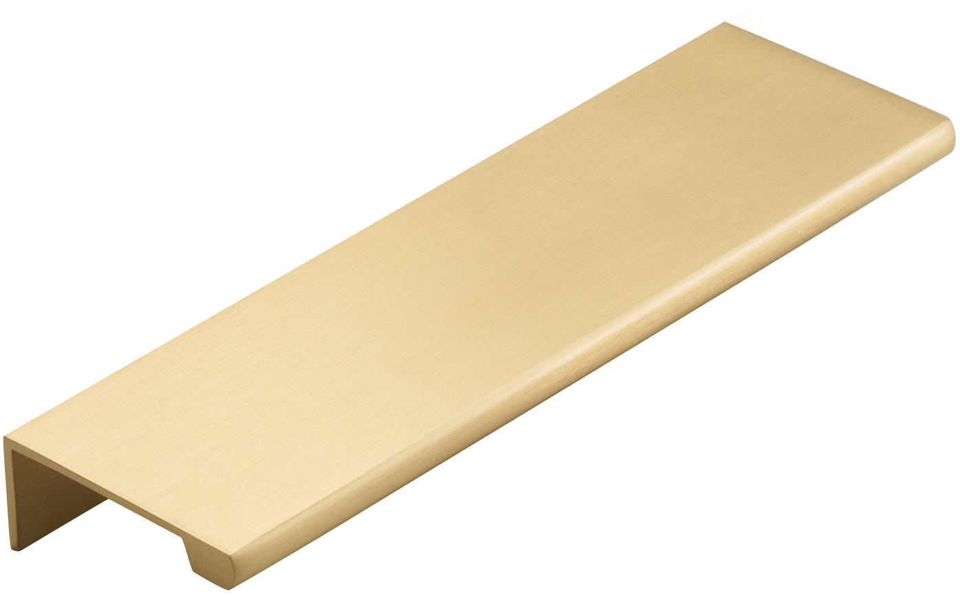 BOWERY EDGE PULL IN BRUSHED BRASS