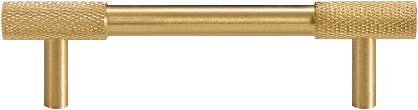 KENSWICK KNURLED CABINET PULL IN BRUSHED BRASS