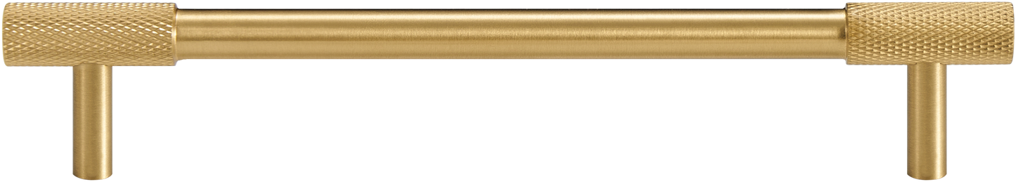 KENSWICK KNURLED CABINET PULL IN BRUSHED BRASS
