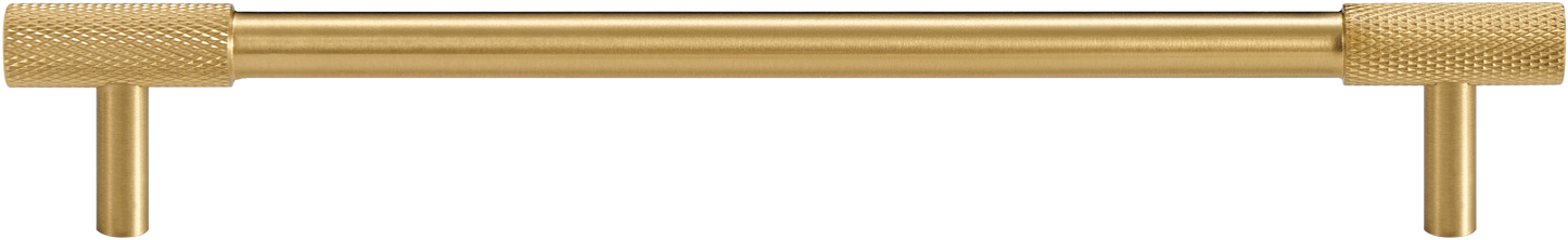 KENSWICK KNURLED CABINET PULL IN BRUSHED BRASS