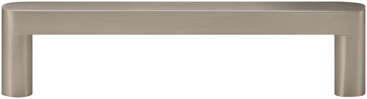 ASTOR SLIM FLAT-FRONT BRASS CABINET PULL IN BRUSHED NICKEL