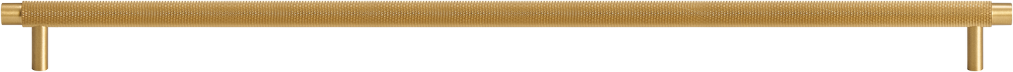 MERCER KNURLED CABINET PULL IN MATTE BRASS