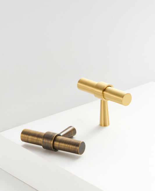 HUDSON TAPERED BASE CYLINDRICAL T-BAR KNOB
