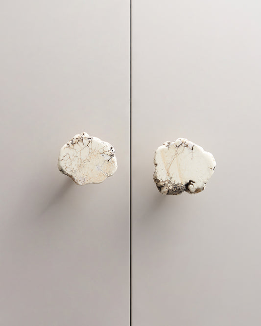 SIERRA WHITE TURQUOISE KNOB