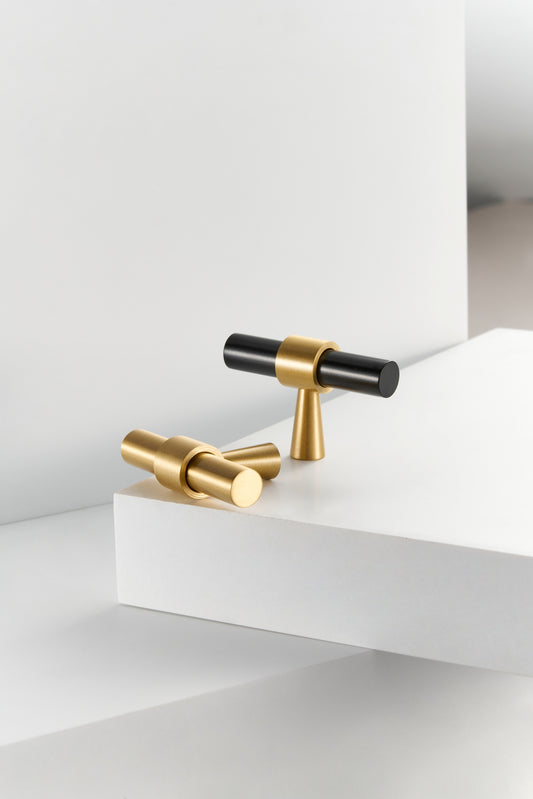 HUDSON TAPERED BASE CYLINDRICAL T-BAR KNOB