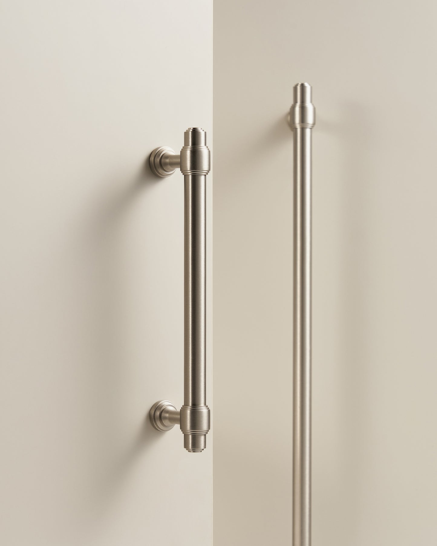 BURLINGTON TURNED-END PULL IN BRUSHED NICKEL