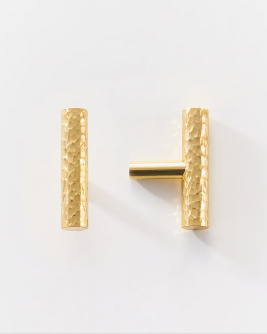 HAWTHORNE HAMMERED CYLINDRICAL T-BAR KNOB