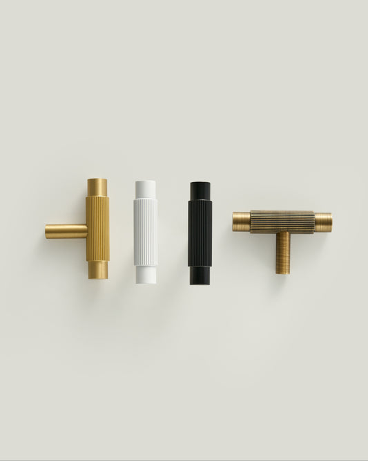 SOHO FLUTED T-BAR CABINET KNOB
