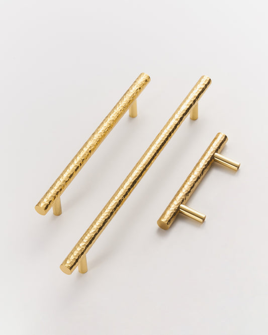 HAWTHORNE HAMMERED CYLINDRICAL BAR SHAPE CABINET PULL