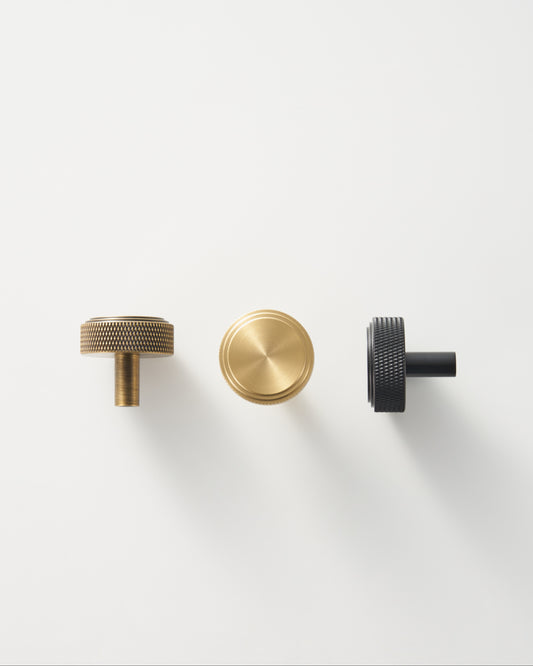 MERCER KNURLED ROUND CABINET KNOB