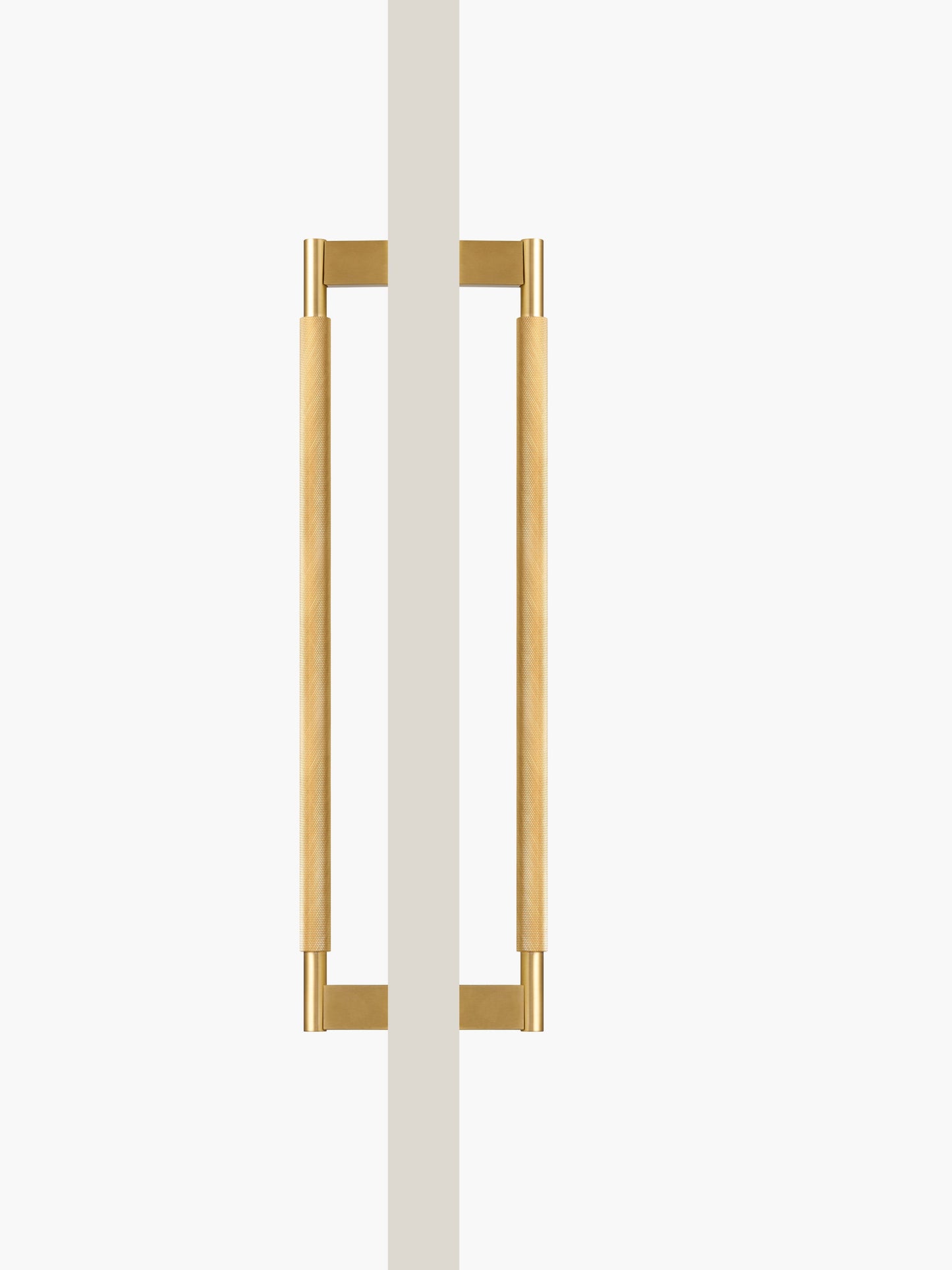 CHELSEA KNURLED APPLIANCE & DOOR PULL IN BRUSHED BRASS