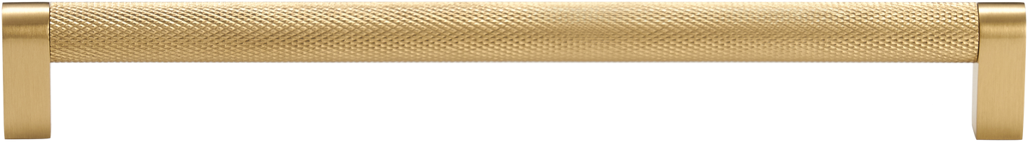 LAFAYETTE KNURLED BRASS PULL WITH CYLINDRICAL POSTS