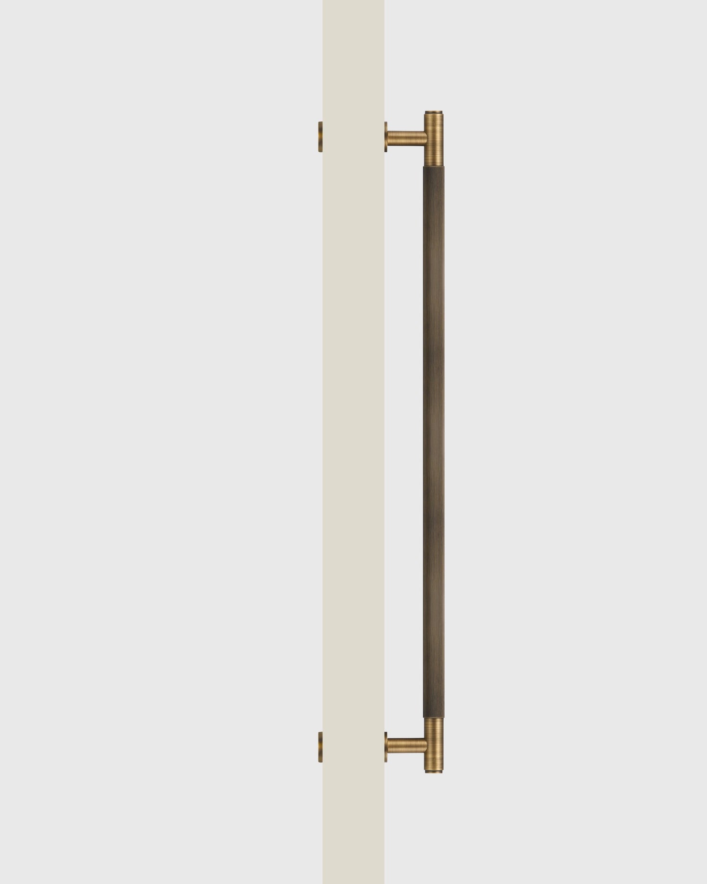 SOHO ANTIQUE BRASS LINEAR STRIPED PULL BAR