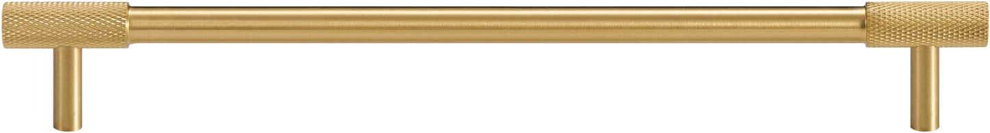 KENSWICK KNURLED CABINET PULL IN BRUSHED BRASS