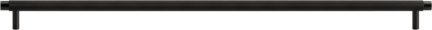 MERCER KNURLED CABINET PULL IN MATTE BLACK