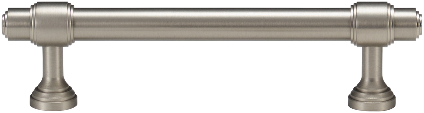 BURLINGTON TURNED-END PULL IN BRUSHED NICKEL