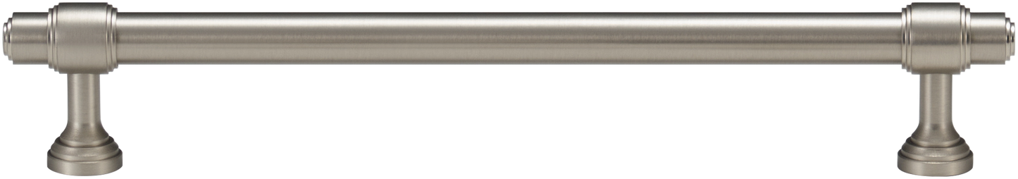 BURLINGTON TURNED-END PULL IN BRUSHED NICKEL