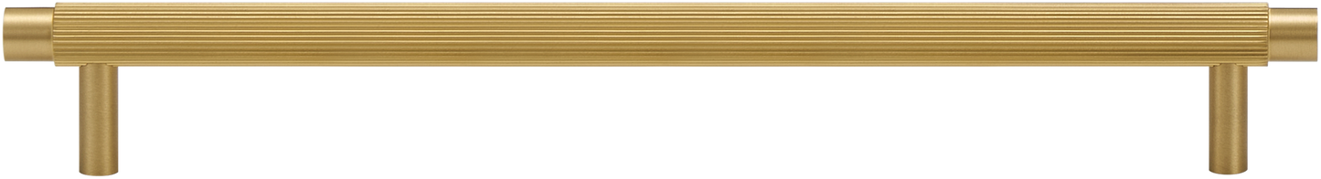 SOHO FLUTED CABINET PULL IN MATTE BRASS