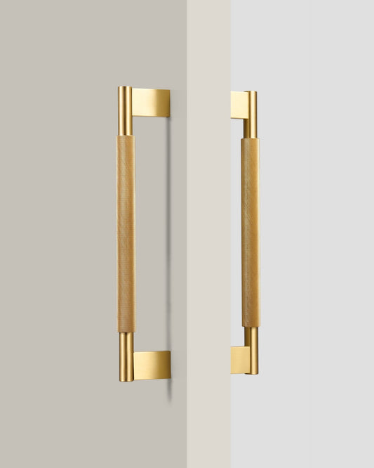 CHELSEA KNURLED APPLIANCE & DOOR PULL IN BRUSHED BRASS